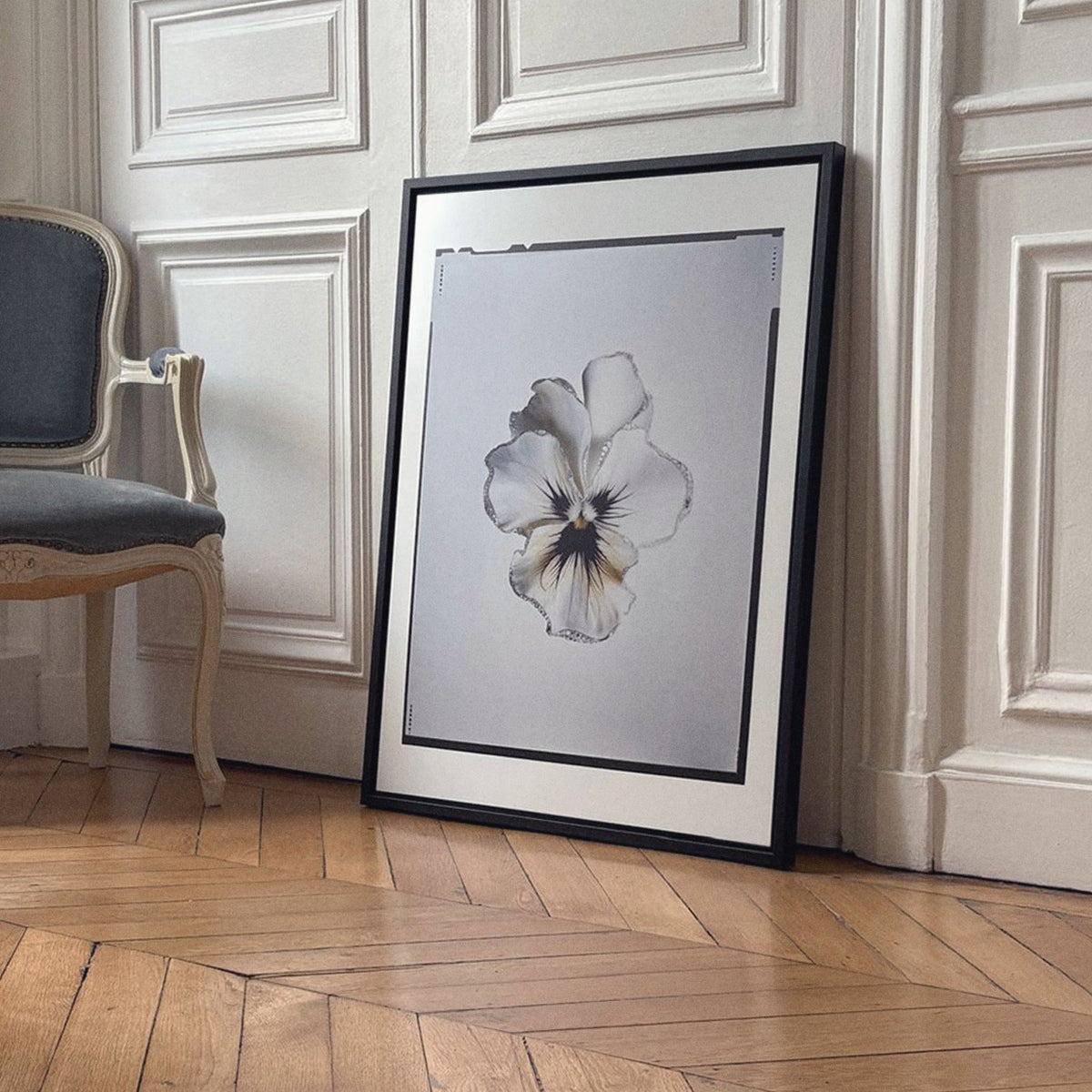 Fleurs Couture series: jewel flower still lifes, framed fine art print — Beau Edition