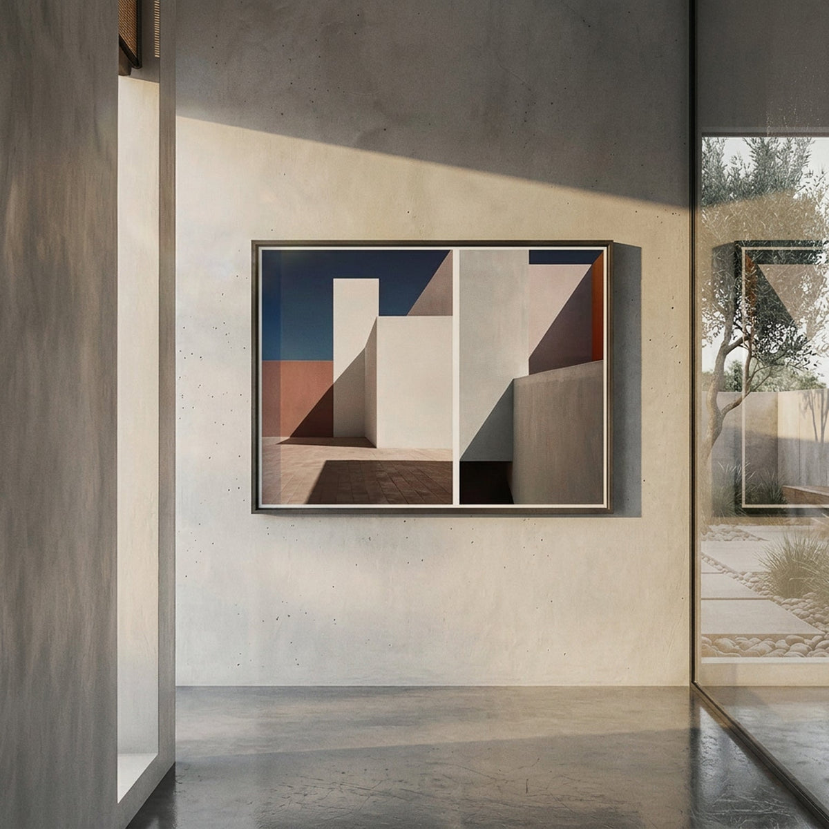 Monoliths series: brutalist architecture wall art, framed fine art print — Beau Edition
