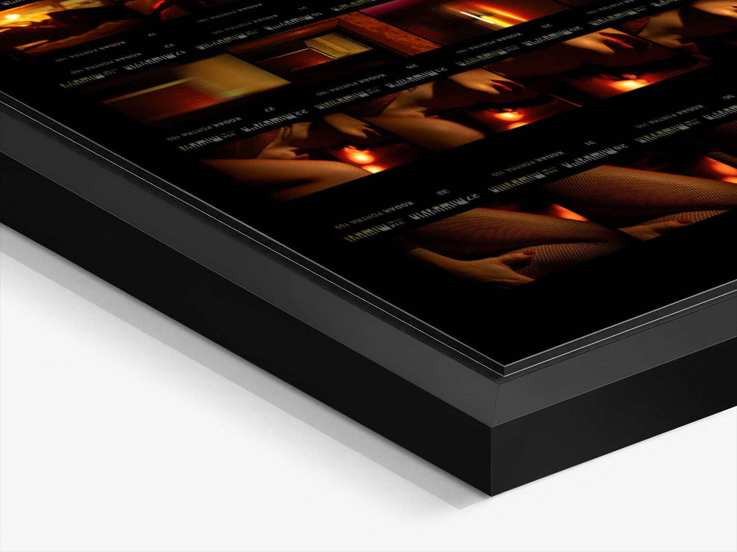 Chambre Rouge — Contact Sheet. Limited edition of 25