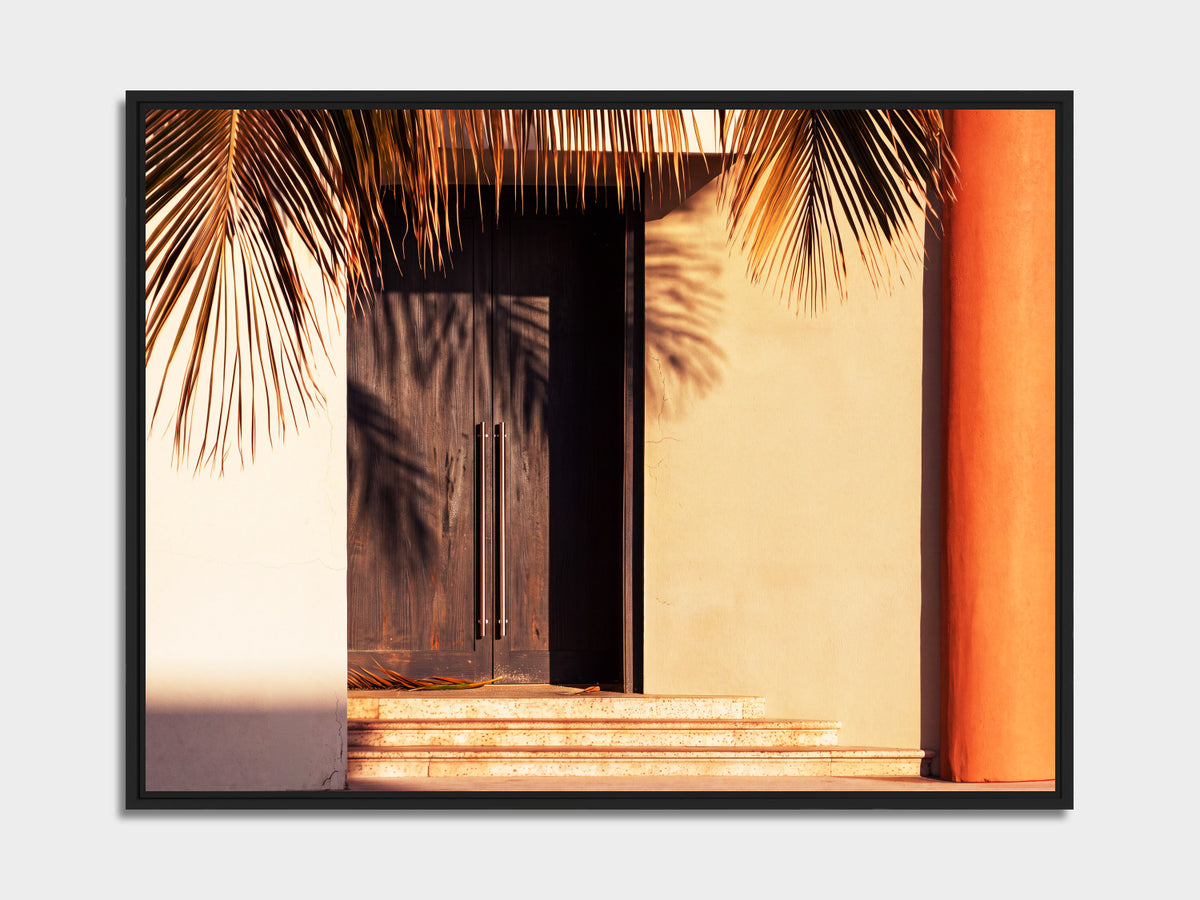 Electric Summer 10 – tropical Art Deco architecture fine art print, black matt floater frame | Beau Edition