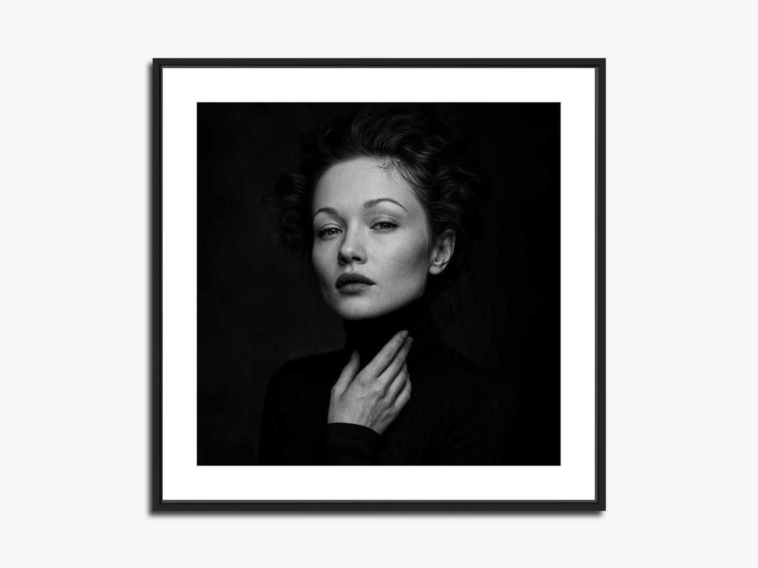 Veil 01 – fine art photography print, black matt floater frame | Beau Edition