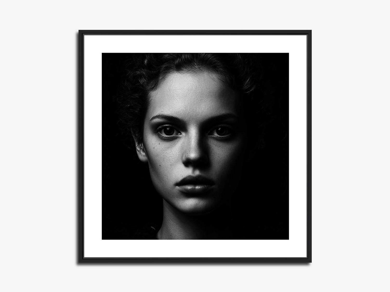 Veil 05 – fine art photography print, black matt floater frame | Beau Edition