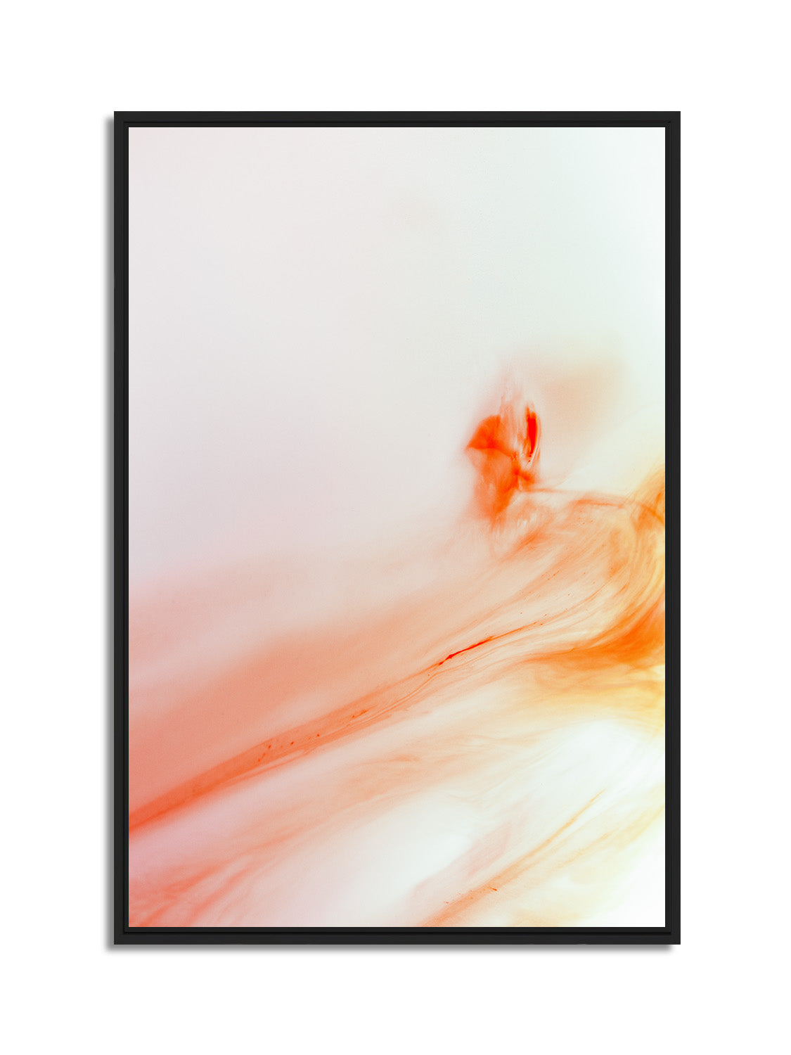 In Between 04 – ink in water fine art print, black matt floater frame | Beau Edition