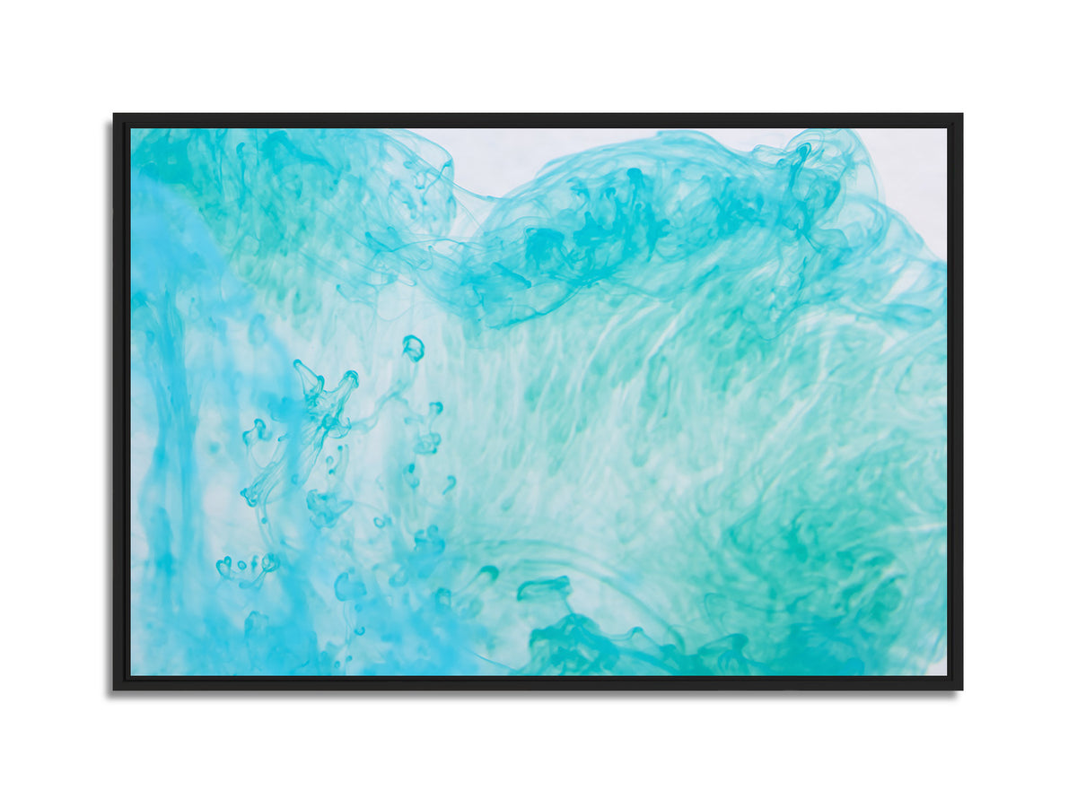 In Between 05 – ink in water fine art print, black matt floater frame | Beau Edition