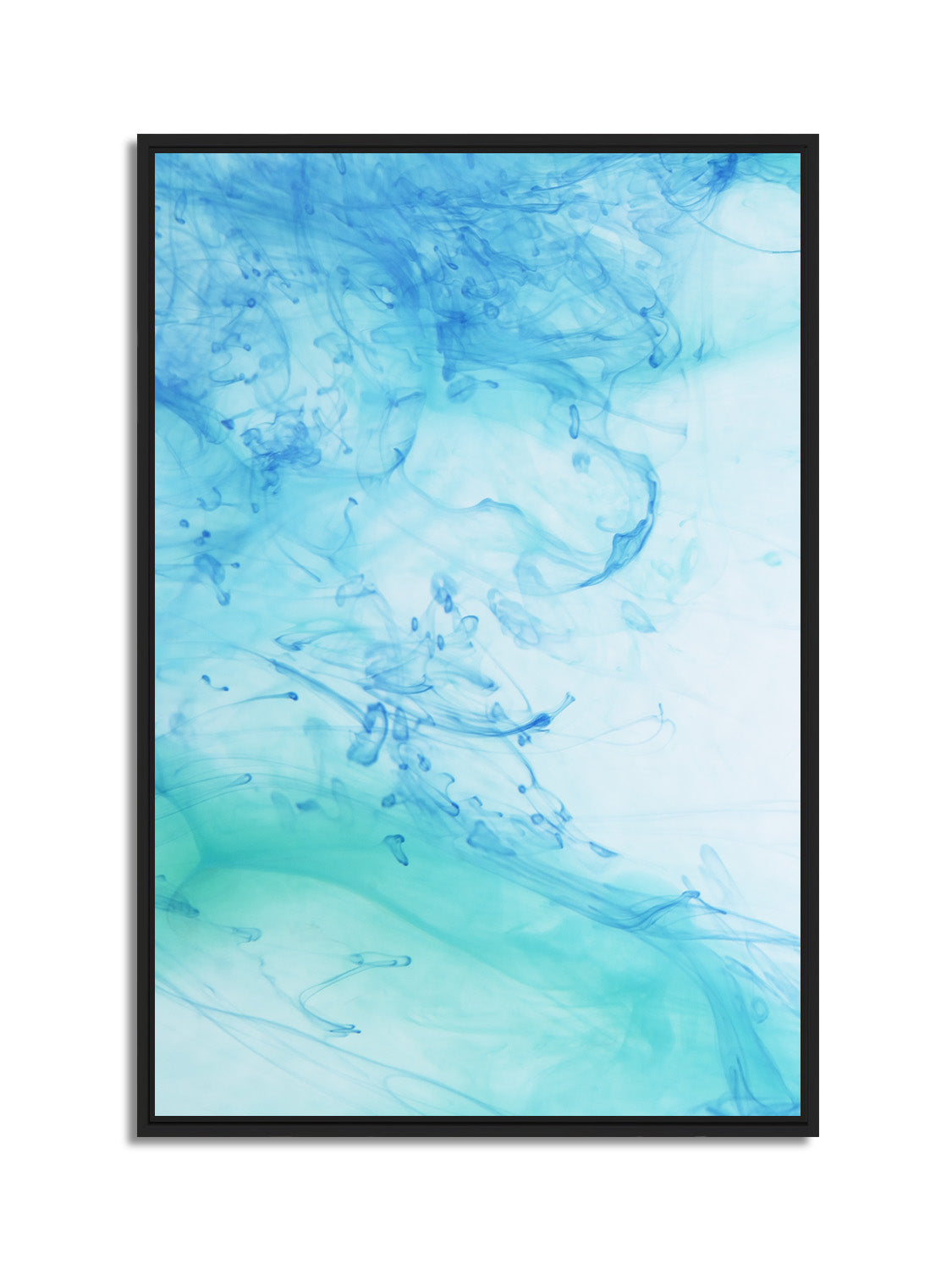 In Between 06 – ink in water fine art print, black matt floater frame | Beau Edition