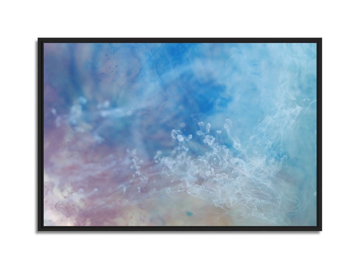 In Between 08 – ink in water fine art print, black matt floater frame | Beau Edition