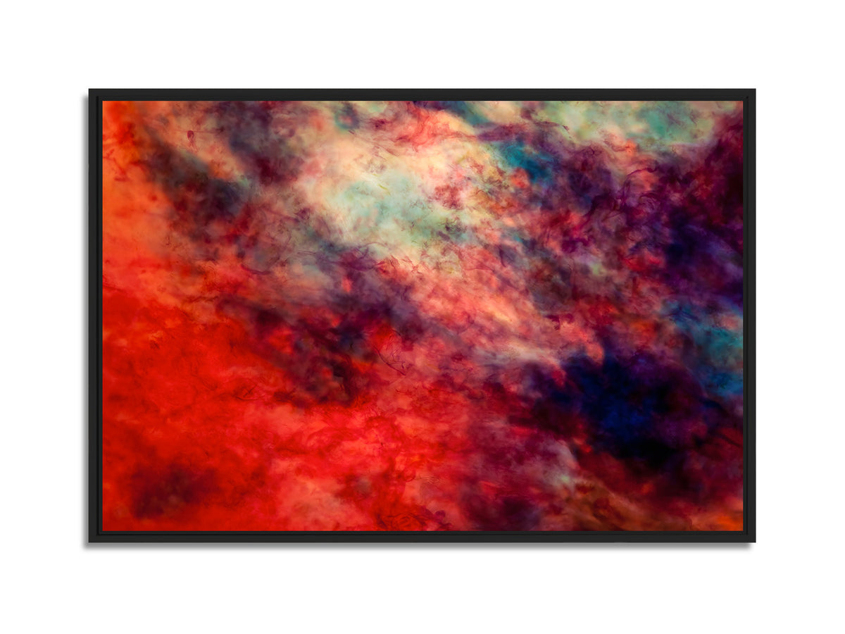 In Between 13 – ink in water fine art print, black matt floater frame | Beau Edition