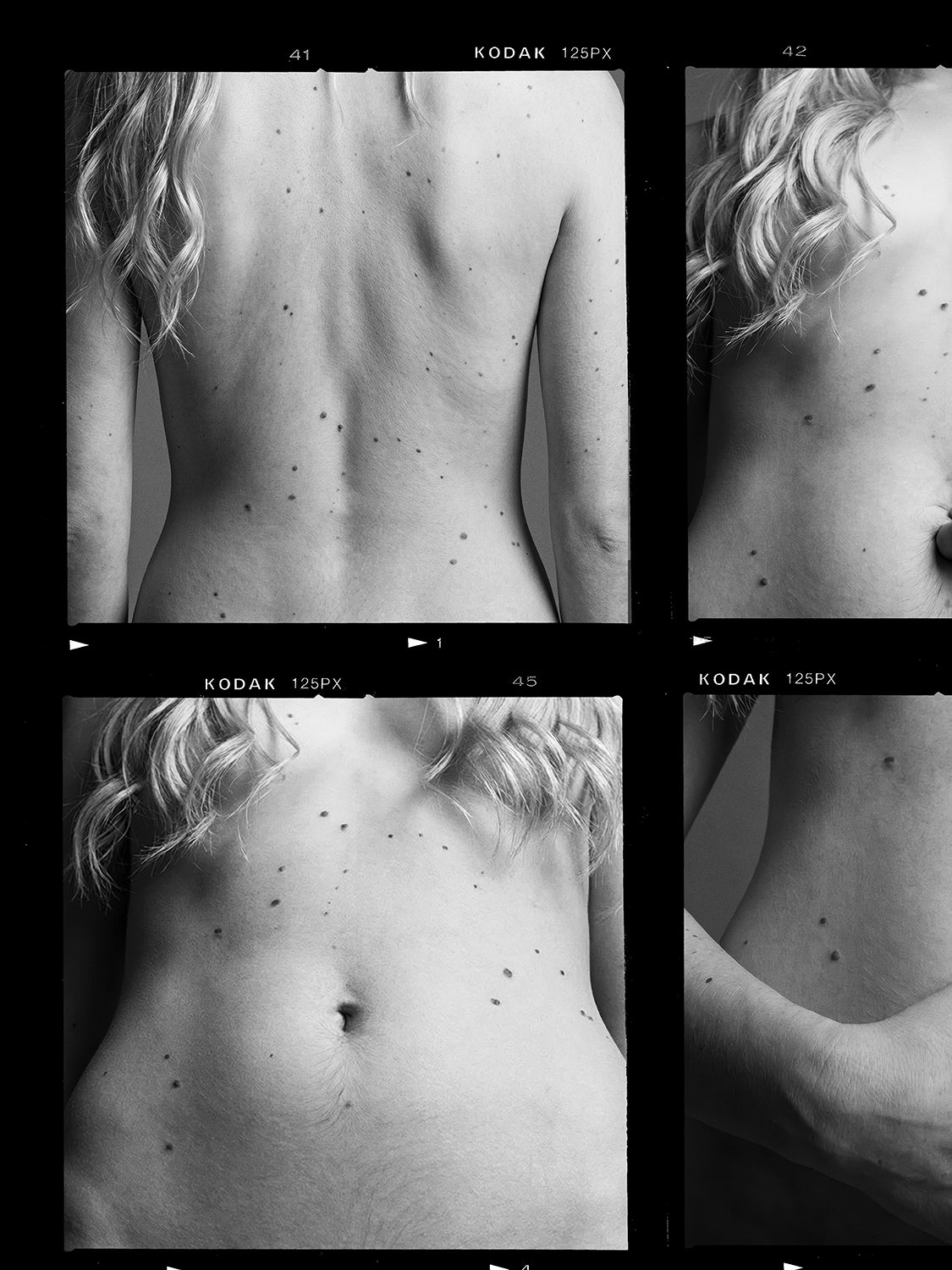 contact sheet 01 - Hanna – décoration murale d'intérieur, tirage d'art planche-contact nu | Édition Beau