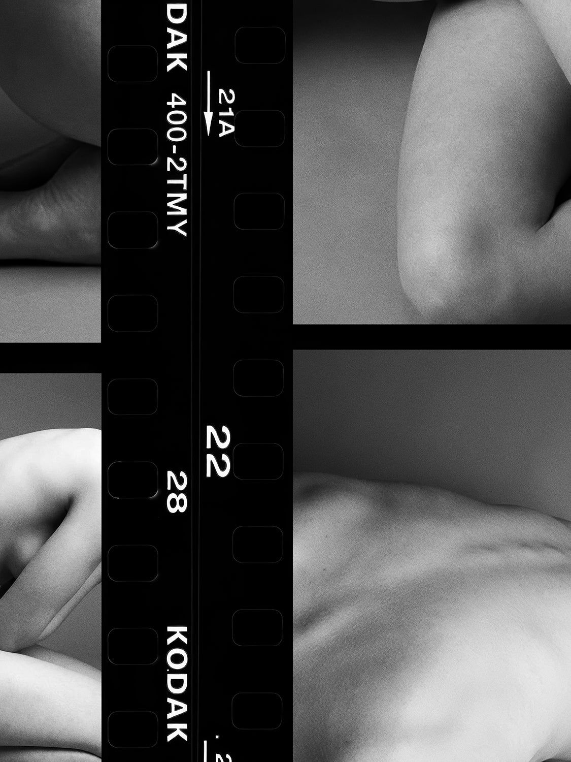 contact sheet 05 - Anaïs – interior wall art, contact sheet fine art nude print | Beau Edition