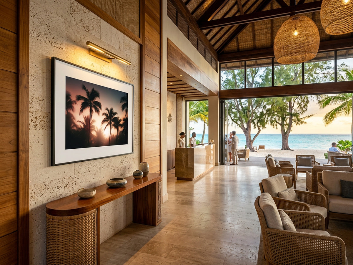 Mauritius 06 – interior wall art, private estate, Grand Baie fine art print | Beau Edition