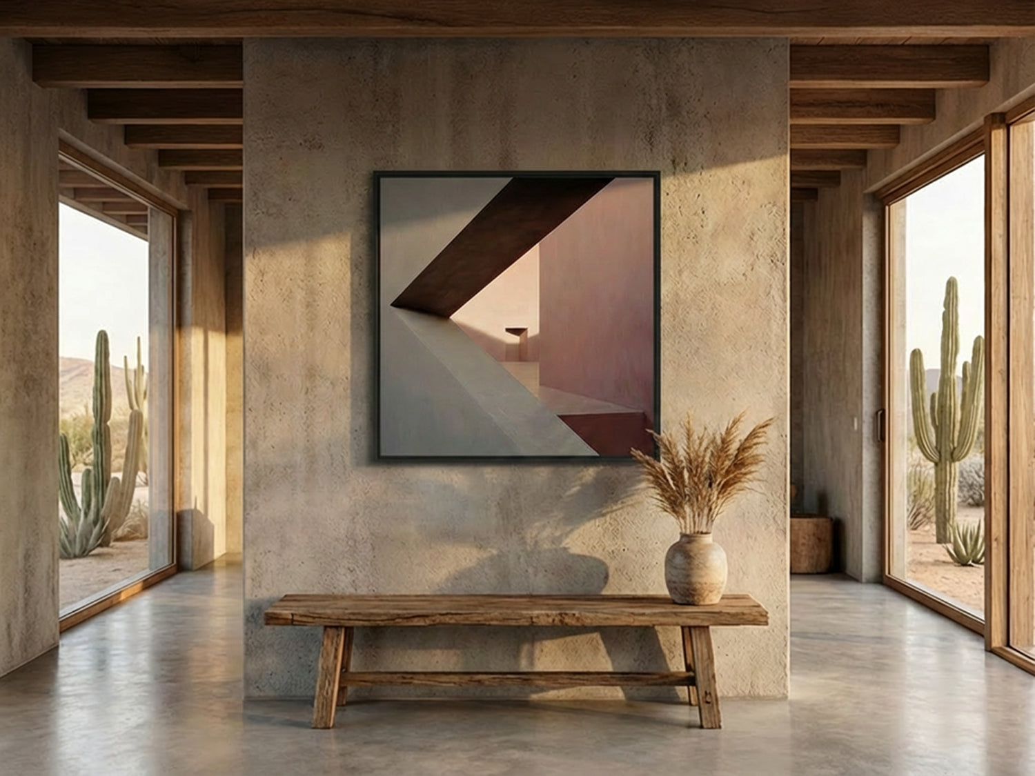 Monoliths 07 – décoration murale d'intérieur, tirage photographique minéral noir et blanc | Édition Beau