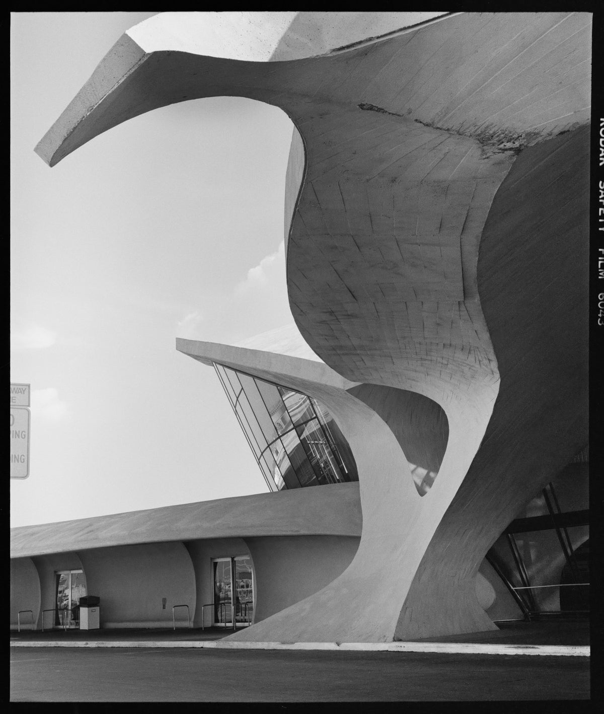 TWA Flight Center 04 – concrete pier of the TWA terminal, fine art print, flat artwork | Beau Edition
