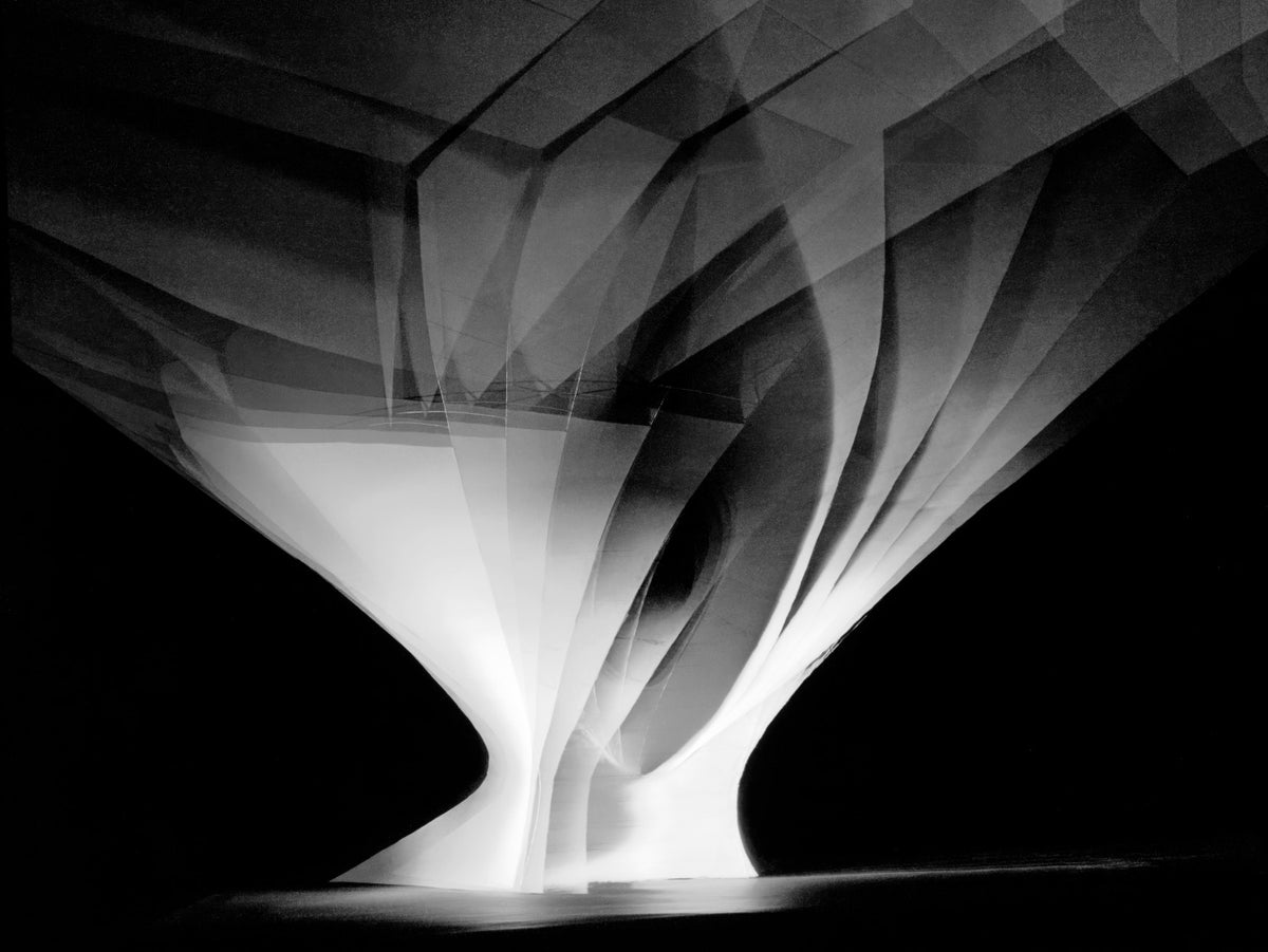 TWA Flight Center 07 – light study on the TWA terminal model, fine art print, flat artwork | Beau Edition